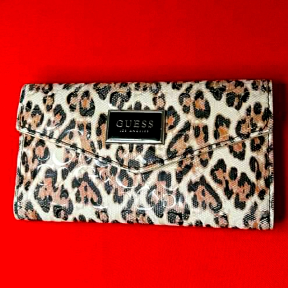 Guess Cheetah Print Wallet
